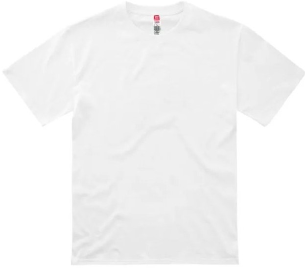 Playera cuello redondo Euro caballero (Blanco, CH)